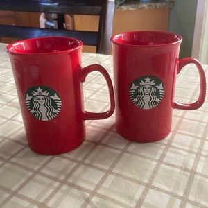 Set of Starbucks coffee mugs